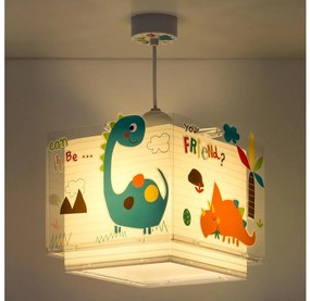 Dalber D-73452 - Lampadario per bambini DINOS 1xE27/60W/230V