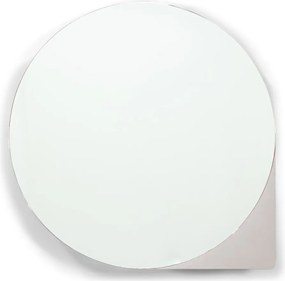 Mobile per bagno grigio tortora in metallo da appendere/con specchio 55x55 cm Sonnet – Spinder Design