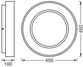 Ledvance-LED Plafoniera dimmerabile SUN@HOME CIRCULAR LED/18,5W/230V Wi-Fi