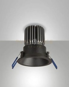 Crio round spot nero 3000k 3660-92-101