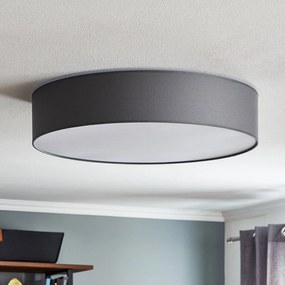 TK Lighting Plafoniera Rondo, grigio Ø 60 cm