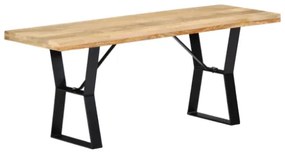 Panca 110 cm in Legno Massello di Mango