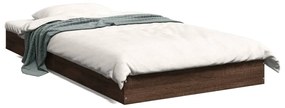 Giroletto Senza Materasso Rovere Marrone 90x190cm İn Truciolato /
