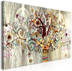 Quadro  Tree of Life (1 Part) Narrow  Colore colorful, Dimensioni e Misure 120x60