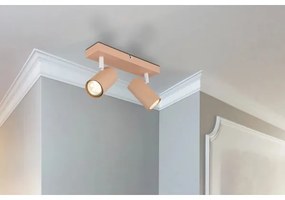 Globo 57911-2P - Faretto ROBBY 2xGU10/25W/230V arancione