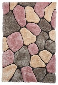Tappeto grigio e rosa Rock, 120 x 170 cm Noble House - Think Rugs