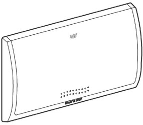 GROHE 37053SH0 - Pulsante di scarico CLASSIC 330 × 190 mm bianco