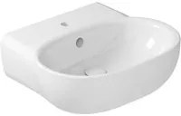 Lavabo sospeso in ceramica serie Ergo di Ceramica Galassia - Bianco lucido 55cm