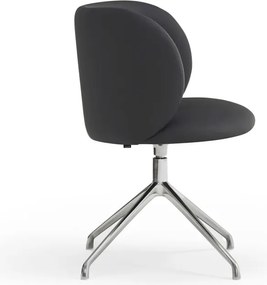 Sedia da pranzo nera in imbottito Mogi – Teulat