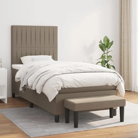 Giroletto A Molle Con Materasso Tortora 90x200 Cm İntessuto /