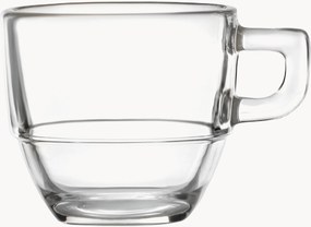 Set di 6 tazzine da caffè in cristallo Coffee