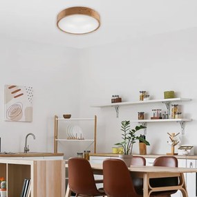 Brilagi - Lampada LED da soffitto CARVALHO 3xE27/60W/230V rovere Ø47,5 cm