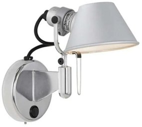 Tolomeo Micro Faretto Applique da Parete senza Interruttore LED Alu - Artemide