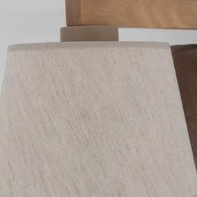 Brilagi - Plafoniera LATTE 3xE27/15W/230V pino/misto