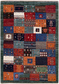 Loribaft Tappeto persiano 110x80 Rosso (Iran) Annodato A Mano