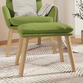 Poggiapiedi Verde Chiaro 45x29,5x35 Cm İn Velluto /