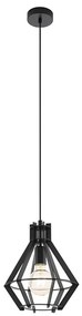 Eglo 49159 - Lampadario a sospensione con filo IPSWICH 1xE27/60W/230V