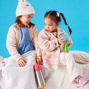 Bottiglia termica Sport 500 ml – rosa/arancione