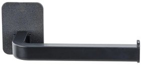 Porta carta igienica senza foratura nero opaco in plastica Parma – Allstar