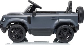 Macchina Elettrica per Bambini Licenza Land Rover Defender Small 12V con Telecomando Grigio...