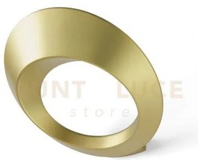 Olo applique a parete oro spazzolato a led 4000k 3515lm 33win allum...