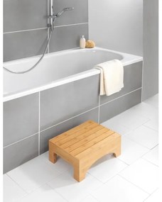 WENKO 24870100 - Sgabello BAMBUSA 40x30 cm marrone