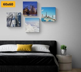 Set di quadri – Vista sui grattacieli di New York