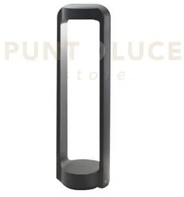 Ges451c- paletto in alluminio grigio antracite ip65 a led 3000k 120...