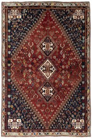 Shiraz Tappeto 260x170 Rosso (Iran) Annodato A Mano