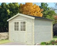 Casetta da Giardino in Legno Milton Sistema BlockHouse Finestra Vetro Pircher