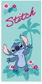 Asciugamano per bambini turchese in microfibra 70x140 cm Lilo and Stitch "Hawaii" – Jerry Fabrics