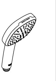 GROHE 26925001 - Doccetta a mano VITALIO COMFORT 110 110 mm cromo lucido