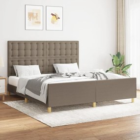 Giroletto Senza Materasso Tortora 160x200 Cm İn Tessuto /
