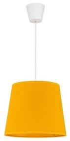 Duolla - Lampadario a sospensione con filo SOLO 1xE27/40W/230V diametro 24 cm giallo