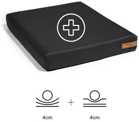 Materasso ortopedico nero per cani 110x90 cm Ori XXL - Rexproduct