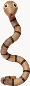 Oggetto decorativo in legno di frassino fatto a mano The Snake
