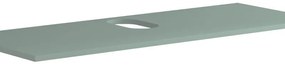 Top per lavabo Niwa L 120 x H 1.8 x P 46 cm laccato opaco verde timo truciolare