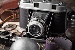 Quadro su tela – Fotocamera antica