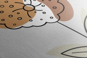 Stampa su tela – Fiore minimalista No2