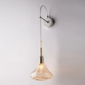 Applique Contemporanea Nemesi Metallo Ambra 1 Luce E14