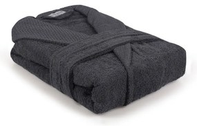 Accappatoio in cotone antracite taglia M Cappa - Foutastic