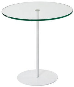 Tavolino CHILL 50x50 cm bianco/limpido