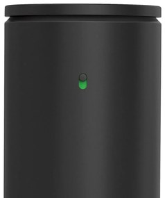 Dispenser di sapone in acciaio touchless nero opaco da 414 ml - simplehuman