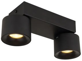 Globo 56961-2B - Faretto LED RAE 2xLED/6W/230V nero