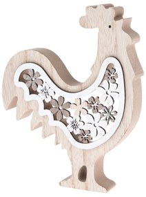 Galletto decorativo in legno - Dakls