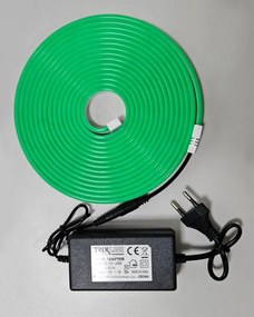 Striscia LED flessibile NEON LED/10W/230V 5 m IP65 verde