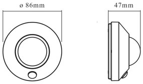 Osram - Luce notturna LED con sensore NIGHTLUX LED/2W/3xAA