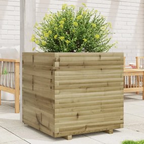 Fioriera Da Giardino 70x70x72 Cm İn Legno Di Pino Impregnato /