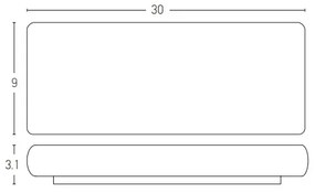 Zambelis E240 - Applique a LED da esterno 2xLED/10W/230V IP65 antracite