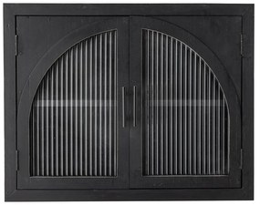 Vetrina nera in abete massiccio da appendere 62x49x23 cm Lario - Bloomingville